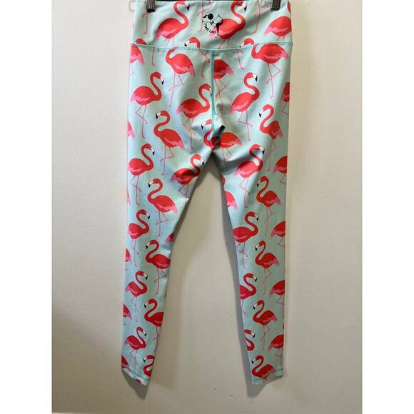 Flexi Lexi Fitness Flamingo leggings size small - Picture 2 of 4